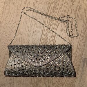 brand new rhinestone chain purse